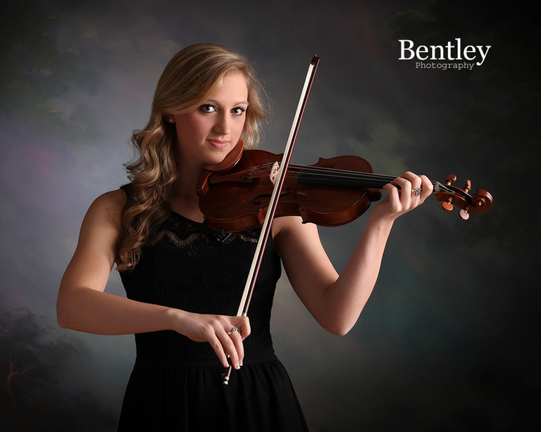 Peachtree Corners, senior photographer, violin