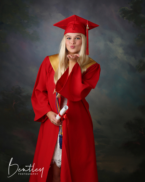 NOHS, graduation, cap and gown, senior portraits, Watkinsville, GA