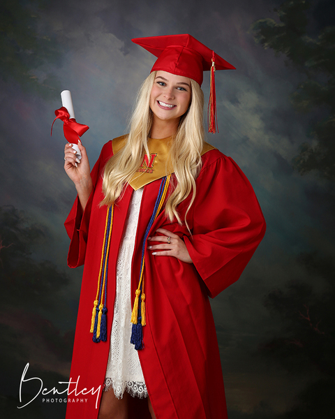 NOHS, graduation, cap and gown, senior portraits, Watkinsville, GA