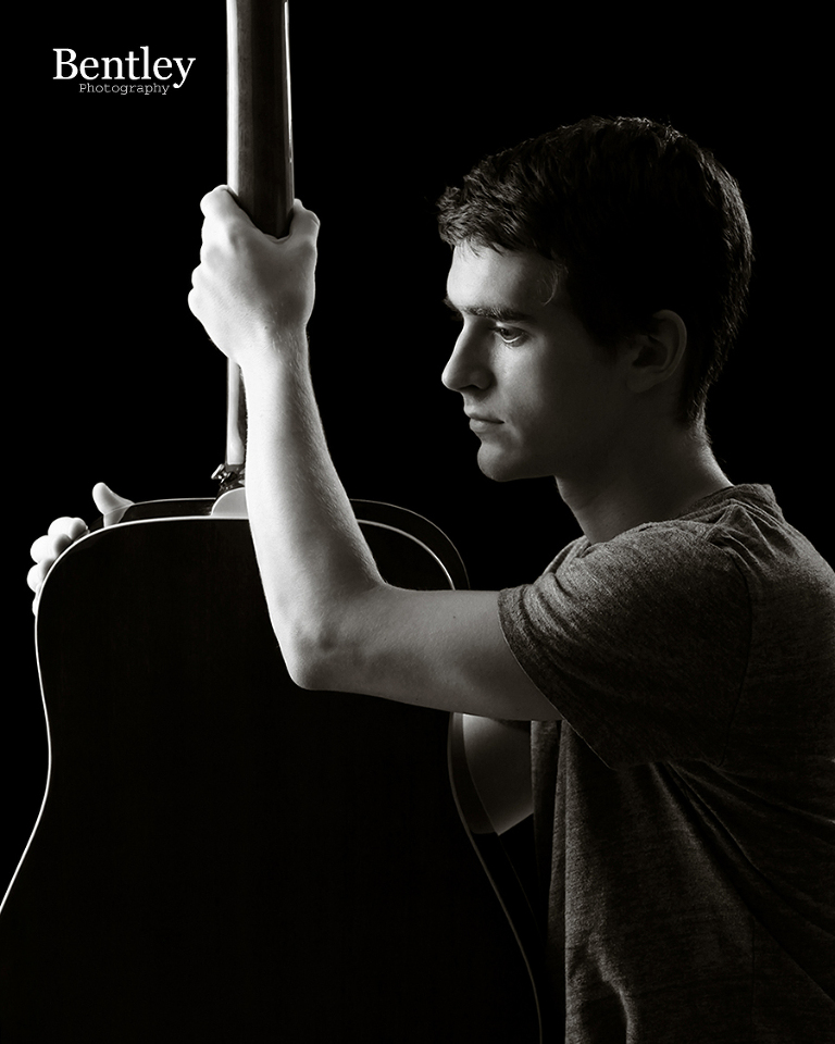 senior, portrait, guitar, Winder, GA