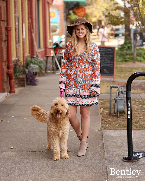 location senior portraits, Athens, Georgia, Bentley Photography