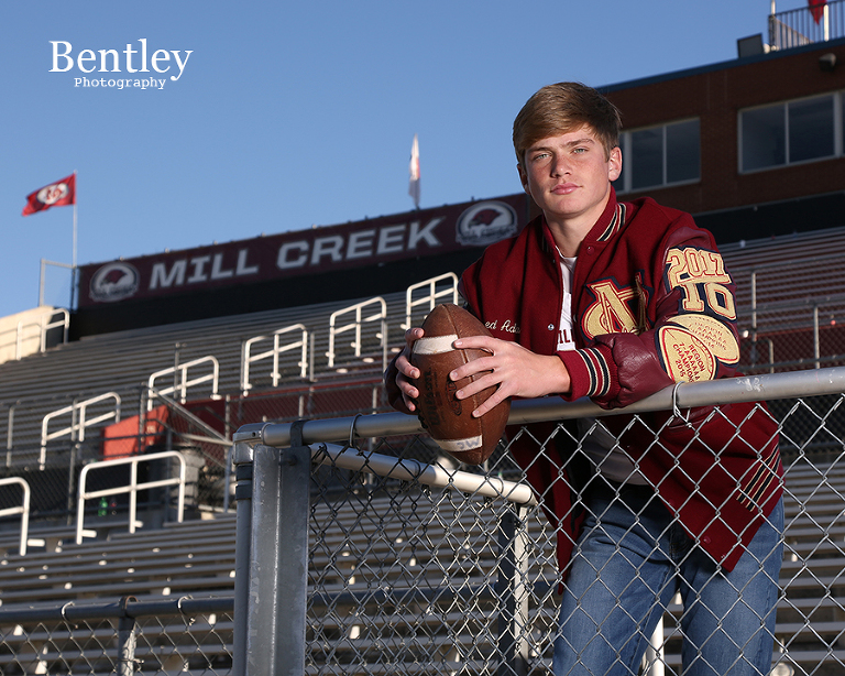 Mill Creek High School, senior portrait, Bentley Photography, Winder, GA