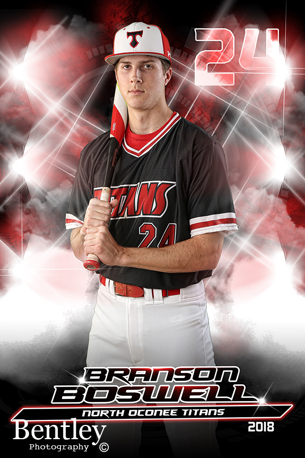 NOHS Senior Baseball Banners | Senior Portrait Photography