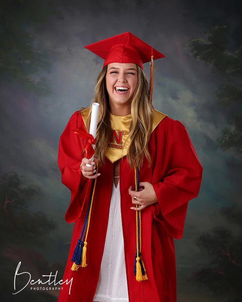NOHS, graduation, cap and gown, senior portraits, Watkinsville, GA